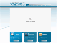 Tablet Screenshot of concordsrl.com